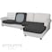 Easy-Going Stretch 4 Pieces Couch Cushion Covers for Sectional Sofa L Shape