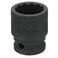 HARFINGTON 12-Point Impact Socket 1/2" Drive 22mm Cr-V Shallow Socket