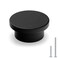 Goldenwarm Matte Black Cabinet Knobs 12 Pack 1-5/8 Inch