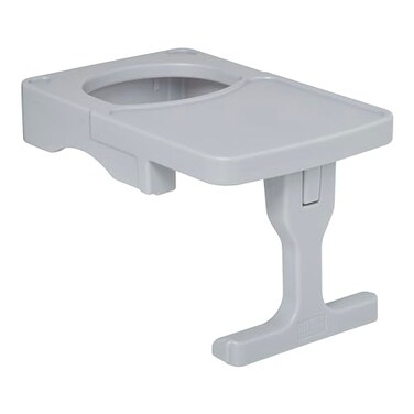 ECR4Kids Desk Attachment, Tri-Me 3-in-1 Multipurpose Cube Chair, Light Grey