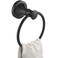 BESy Towel Ring, Bathroom Hand Towel Holder Wall Mounted Matte Black