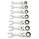 GEARWRENCH 7 Pc 90T SAE Stubby Ratcheting Combination Wrench Set86878