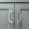 Amerdeco 10 Pack Brushed Satin Nickel Cabinet Pulls 5 Inch(128MMHole Centers Kitchen Cabinet Handles Hardware Kitchen Handles for Cabinets Cupboard Handles Drawer Pulls