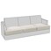 PrinceDeco Stretch T Cushion Sofa Slipcovers 3 Piece,Pets Friendly,Ivory