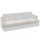 PrinceDeco Stretch T Cushion Sofa Slipcovers 3 Piece,Pets Friendly,Ivory