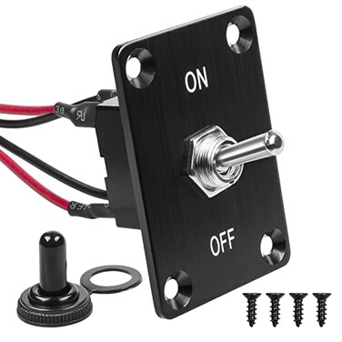 GUETNEU Button Switch Rocker Switch Toggle Switch Four Pin Two Position