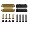 HQPARRTS Both Side Soft Top Rear Bow Hinge Kit,Resists Rust,Cracking
