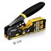 ZOERAX RJ45 Crimping Tool Ethernet Crimp Tool Crimper, Yellow