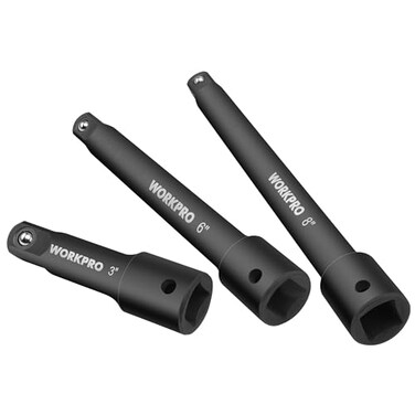 WORKPRO 1/2" Drive Impact Extension Bar Set, Socket Extensions