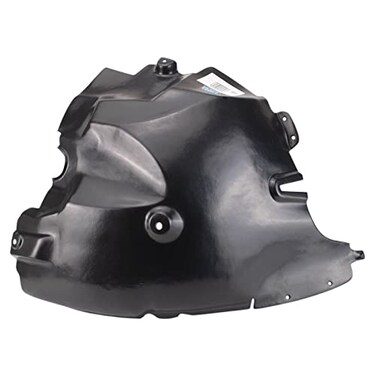 TRQ Front Left Rearward Inner Fender Liner Black Drivers Side