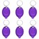 Daemson Mini UV Led Keychain Flashlight, Small Black Light (6PCS