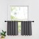 RYB HOME Kitchen Window Curtains, Blackout Privacy Half Window Curtains