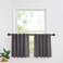 RYB HOME Kitchen Window Curtains, Blackout Privacy Half Window Curtains