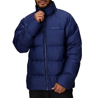 MARMOT Men's Guides Down Jacket, Down Filled, Water Resistant, Arctic Navy, X-Large