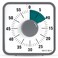 Secura 7.5 Inch Visual Timer, 60 Minute Visual Oversize Countdown Timer for Kids and Adults, Durable Mechanical Time Management Tool (Dark Green