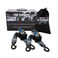 Tie Down 2 in. x 10 ft Grey Heavy Duty Retractable Ratchet Strap, 2-Pack Kit - 3000 lbs. Breaking Load Limit