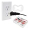 FixlyFido 15-Pack Loose Outlet Fix Plug - Ensure Secure Connection for Power Plugs - Socket Extender Prevents Loose Socket Issues - Easily Fix Loose Outlets - Won't Fall Out or Cut Off Electricity