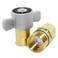 Undercarriage 3/4" NPT Wet-Line Wing Nut Heavy Duty Hydraulic Quick Disconnect Coupler/Coupling Set for Live Bed Dump Trailer Hydraulic Systems
