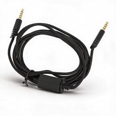 Zopsc Replacement Gaming Headset Audio Cable, TRRRS to TRRS with Mute Control