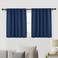 RYB HOME Privacy Bathroom Curtains, Small Window Curtains for Kitchen Cafe