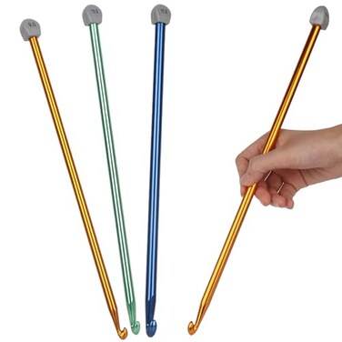 Coopay Tunisian Crochet Hook Set - Extra Long Crochet Hooks 9mm 10mm 11mm