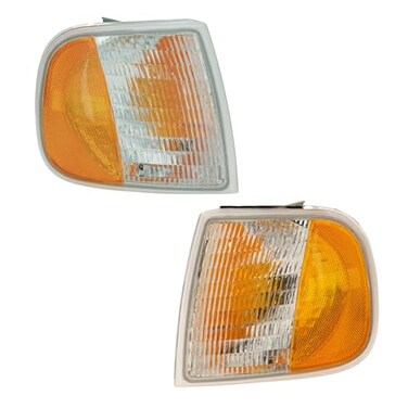 TRQ 2 Piece DriverPassenger Side Corner Light Assembly Set