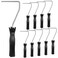 Baderke 10 Pcs 4 Inch Mini Paint Roller Handle, 12 Inch Frame, Black