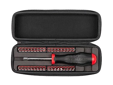 TEKTON 1/4 Inch Security Bit Driver and Bit Set, 37-PieceDBH93102