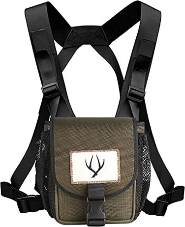 CELTICBIRD Binocular Harness Chest Pack, Binoculars Harness and Case, Binocular Accessories, Adjustable Bino Harness