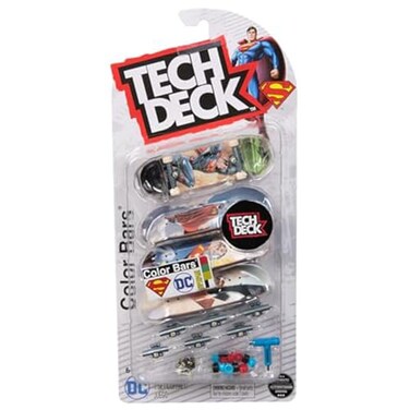 TECH DECK DC Superman Ultra DLX Customizable Fingerboards 4-Pack