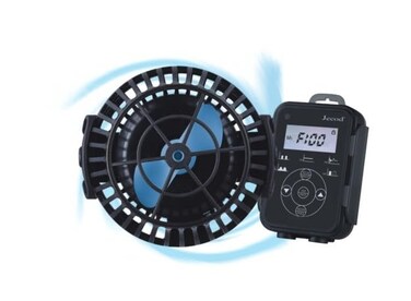 Jebao Jecob EOW-5 DC Wave Maker Pump with Controller, 1320 GPH / 5000 LPH, Ultra Quiet, Energy Saving, Circulation Pump, Magnetic Base,No App Control Trouble Free.