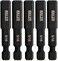 Railer 5pc 5/16mm Hex Bit Set 2 Inch S2 Steel Impact Allen Wrench Screwdriver Bits