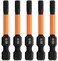 Railer 5pc 5/32 Hex Bit Set 2 Inch S2 Steel Impact Allen Wrench Screwdriver Bits