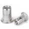 Instockbolts M8 Stainless Rivet Nuts, 304 Stainless Steel Threaded Insert Nut Nutsert Rivnuts, 50Pcs