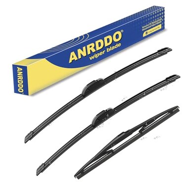 ANRDDO 3 Wipers Replacement for 2013-2016 CX5,2007-2012 Santa Fe Windshield Wipers