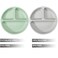 PandaEar 2 Pack Silicone Baby Feeding Set, Suction PlatesSpoons