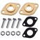 HYDRO MASTER Solid Brass Flange Kit with Gaskets, 3/4" NPT thread, For Radiant Heating Systems (3/4" FNPT