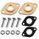 HYDRO MASTER Solid Brass Flange Kit with Gaskets, 3/4" NPT thread, For Radiant Heating Systems (3/4" FNPT