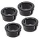 Cionyce Nylon Snap Bushing 3/4" Black Wire Bushing Grommet Protectors