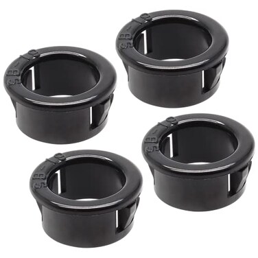 Cionyce Nylon Snap Bushing 3/4" Black Wire Bushing Grommet Protectors
