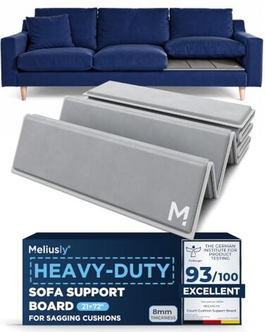 Meliusly Couch Cushion Support Board for Sagging Sofa Cushions (21x72