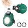 EverBrite 2 Pack COB Keychain Flashlight, Magnetic Base, Waterproof, Green