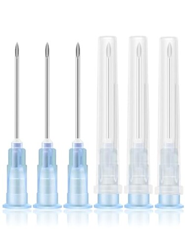 GODCREAT 100 Pack 23G 5/8&ldquo; (16MMNeedle for Lab Individually Packed