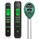 VIVOSUN Digital pH Meter, 3-in-1 TDS/EC/Temperature Meter, 3-in-1 Soil Moisture/pH/Light Tester Combo for Home, Garden and Hydroponics