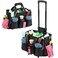 Housolution Rolling Cleaning Caddy Bag with Wheels, Black