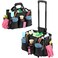 Housolution Rolling Cleaning Caddy Bag with Wheels, Black