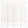 HOMCOM 4 Panel Room Divider, Folding Privacy Screen, 5.6', White