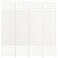 HOMCOM 4 Panel Room Divider, Folding Privacy Screen, 5.6', White