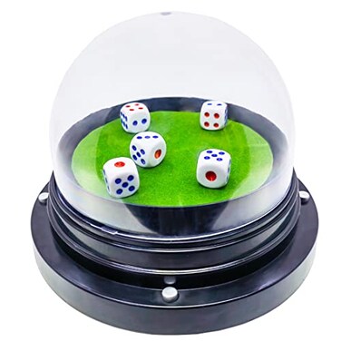 Gikfun Automatic Dice Roller Cup with Dices for Adults Party Table Games EK1981