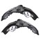TRQ Front Driver and Passenger Side Inner Fender Liner Set